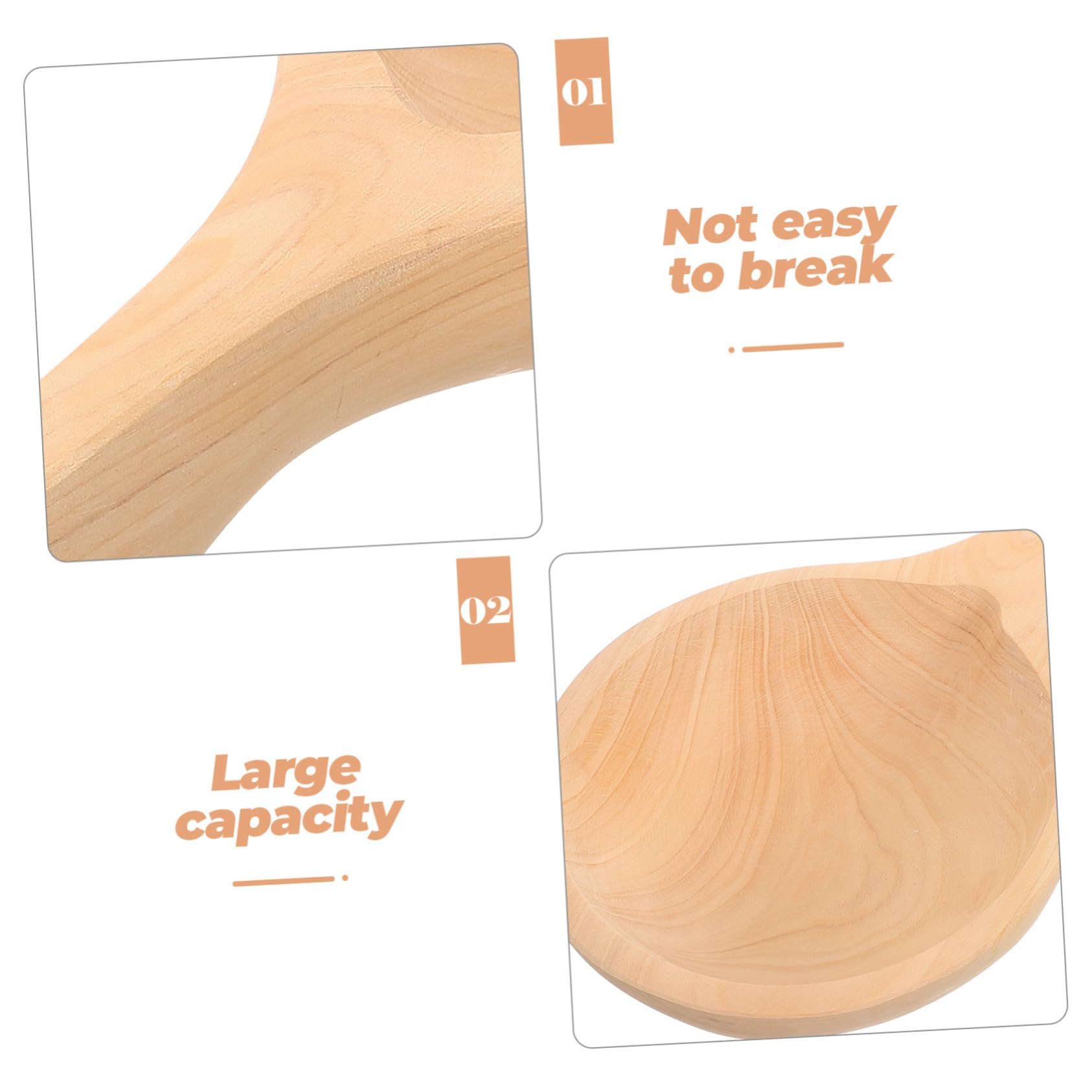 LABRIMP Pala De Agua De Madera De Abeto Para Cocinar Versátil y Multiusos Para Arroz y Preparar Comidas