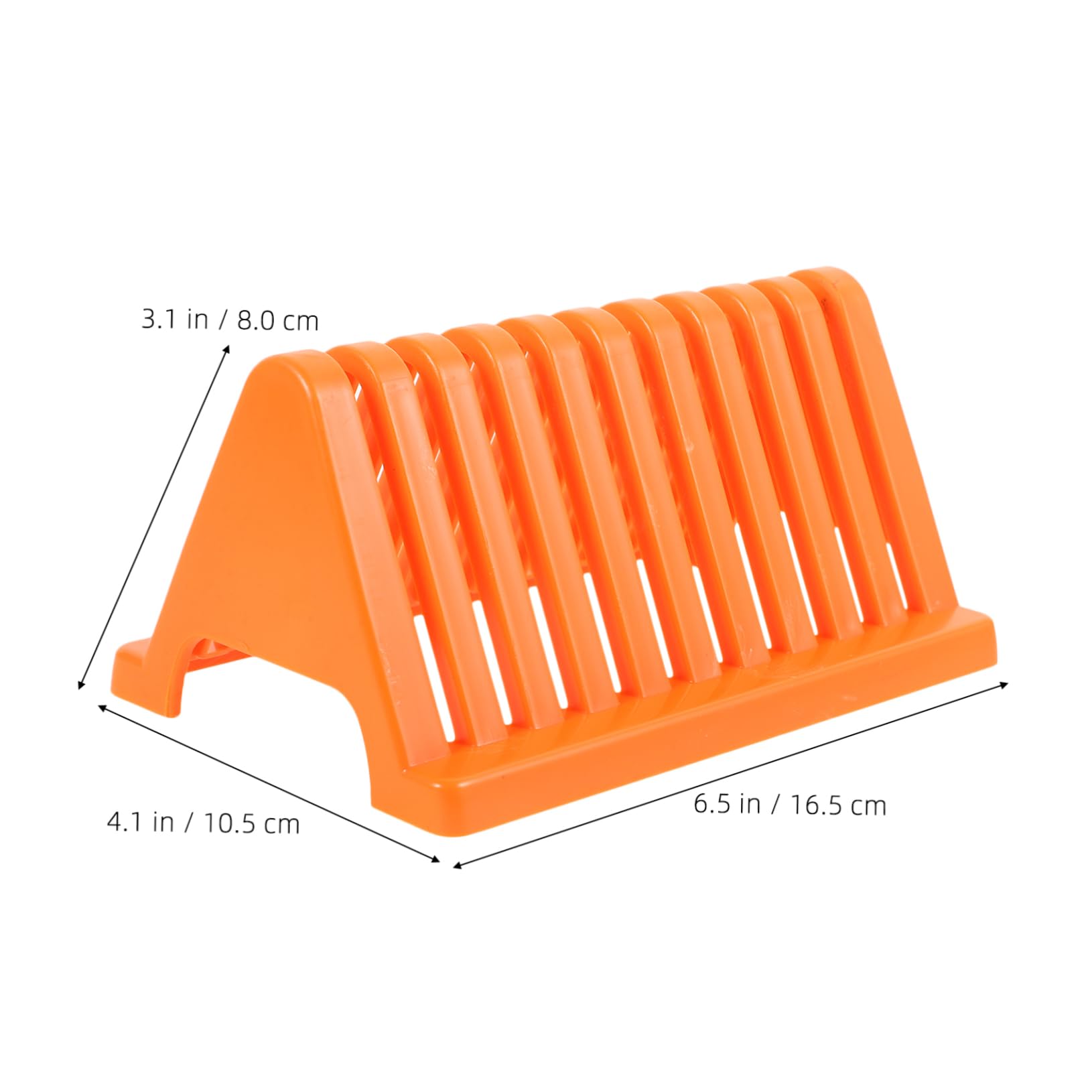 Gatuida 10pezzi Supporto Per Vetrini Microscopici Rack Per Vetrini Da Laboratorio Plastica Design Compatto e Pratico Per Esperimenti e Uso Scolastico