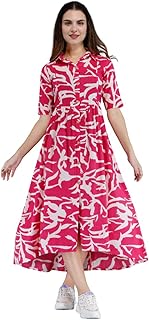 dhruvi Women's Rayon Anarkali Maternity Dress & Feeding Kurti with Zippers-picture-30