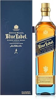 Johnnie Walker Blue Label Blended Scotch Whisky 70cl mit Geschenkverpackung