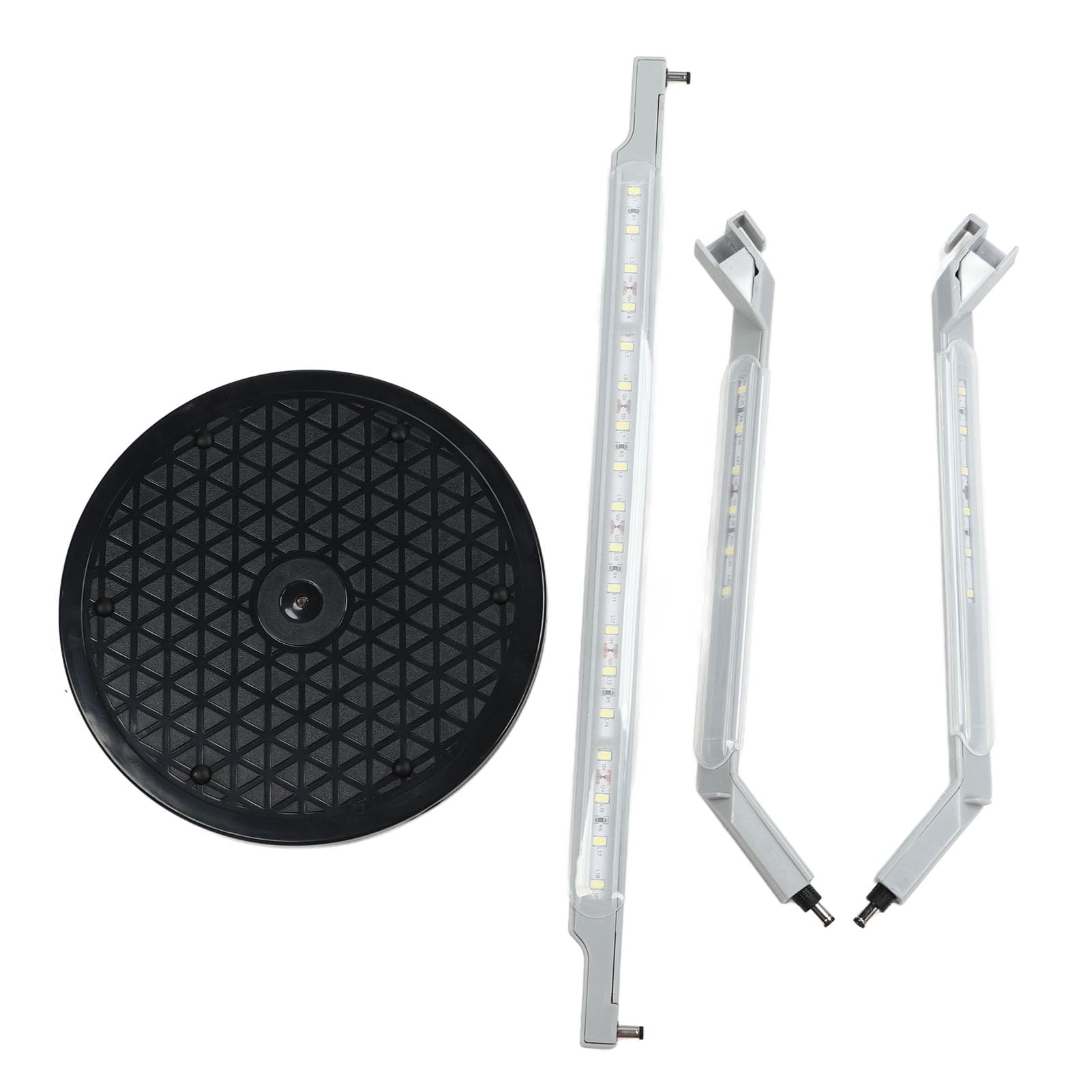 Sprühkabine klappbar mit LED Licht, Airbrush Sprühstand mit Filter, Drehtisch (EU-Stecker)