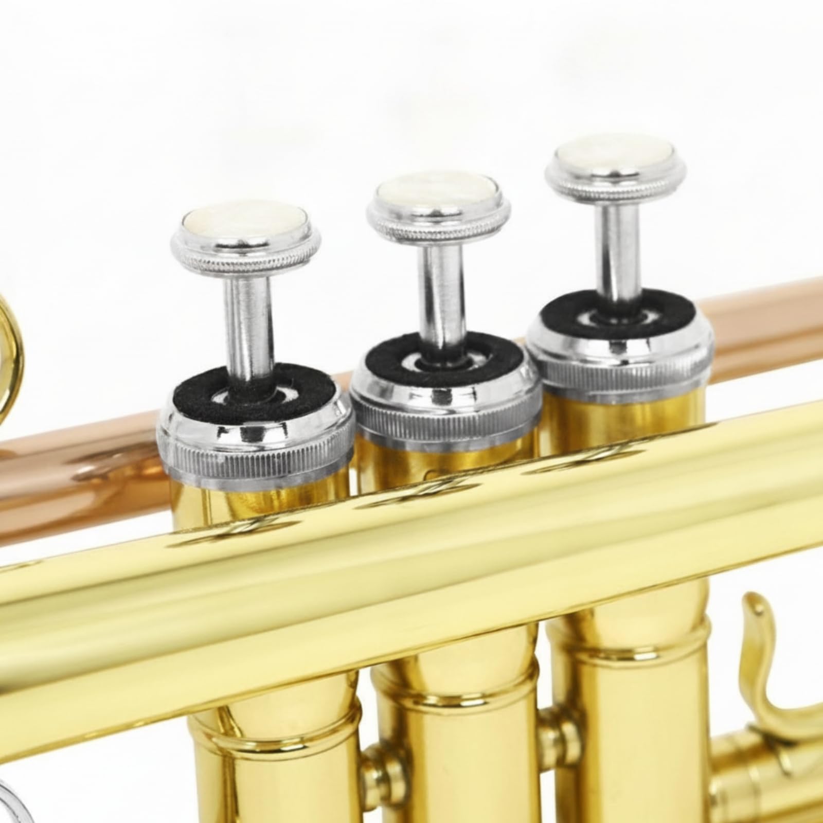 Trompetenset Komplett Trompete mit Zubehör Glänzend Blasinstrument für Schüler, Phosphorbronze