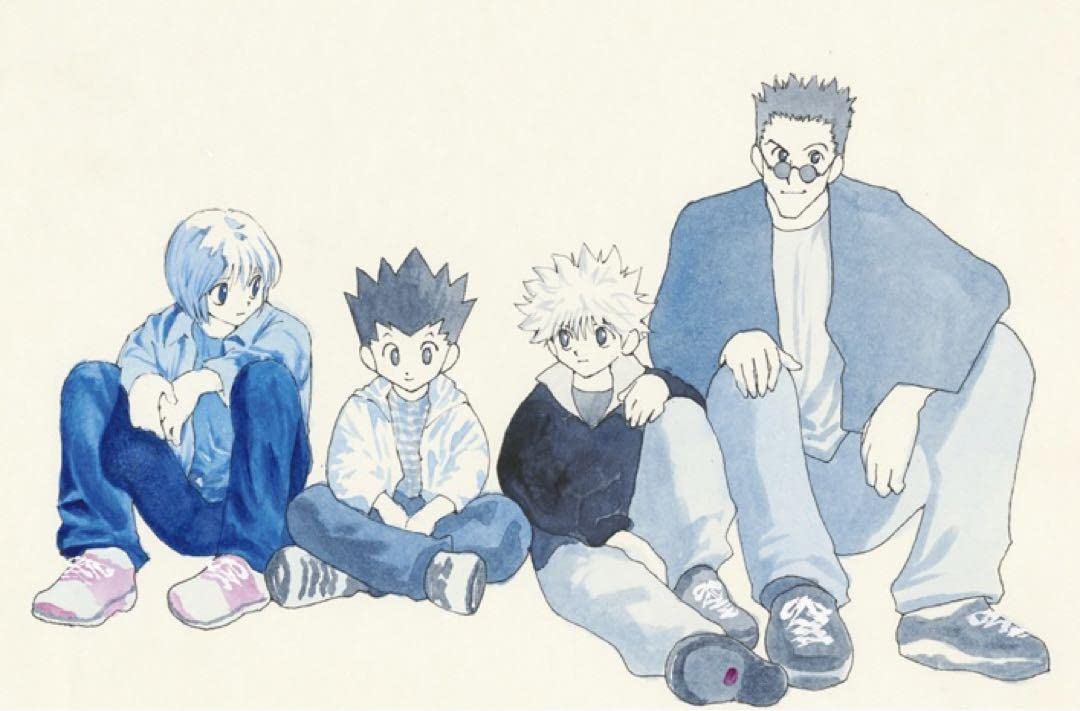 ☆HUNTER×HUNTER クリアポストカード ゴン＆キルア 【公式通販】