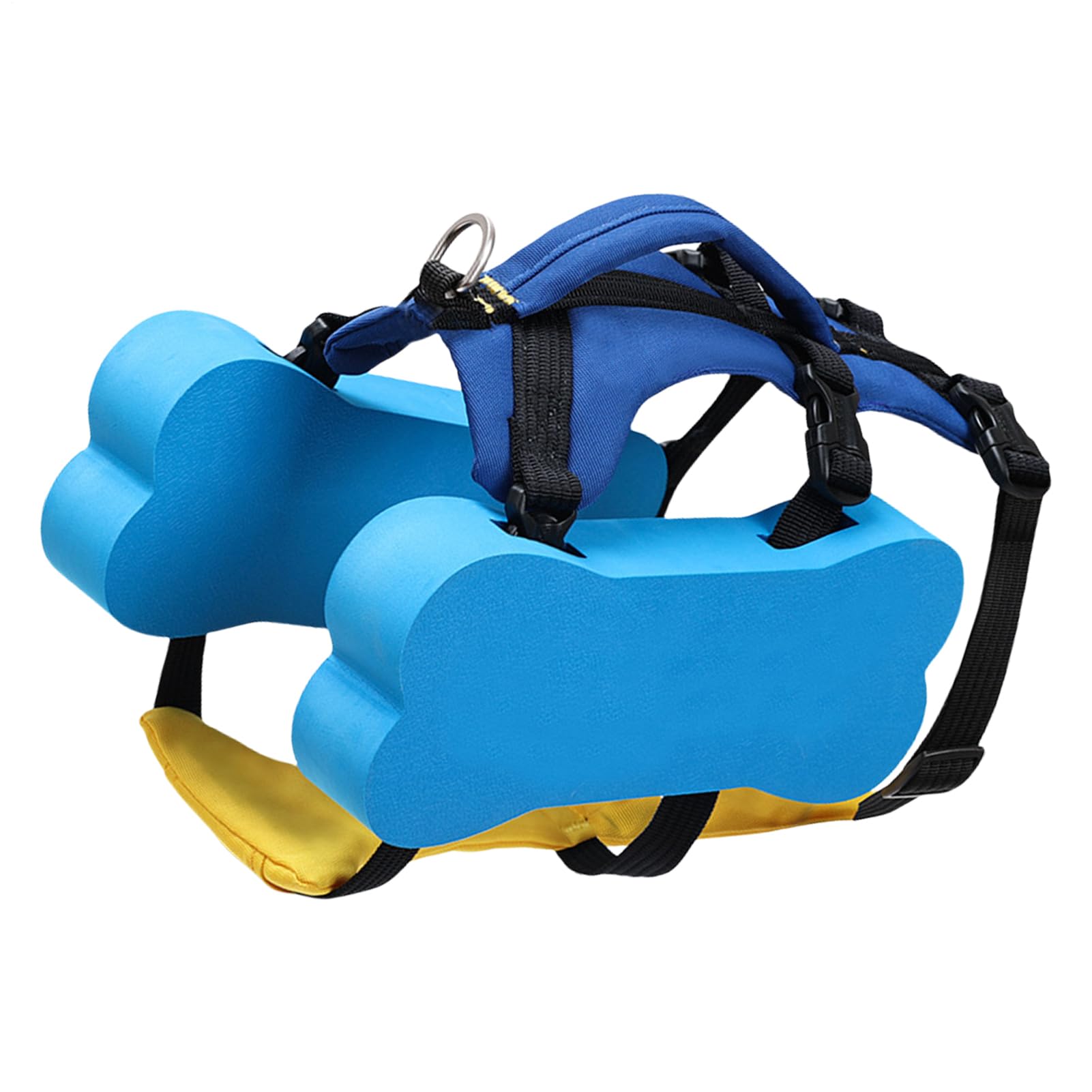 Gilet de natation pour chien réglable et veste flottante réfléchissante