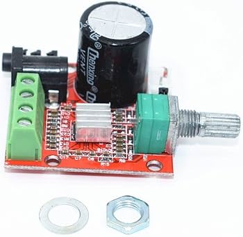 Hiletgo Mini Amplificatore Digitale PAM8610 2x10W - Classe D, HiFi, Scheda 40x40mm, 7-15V - 2