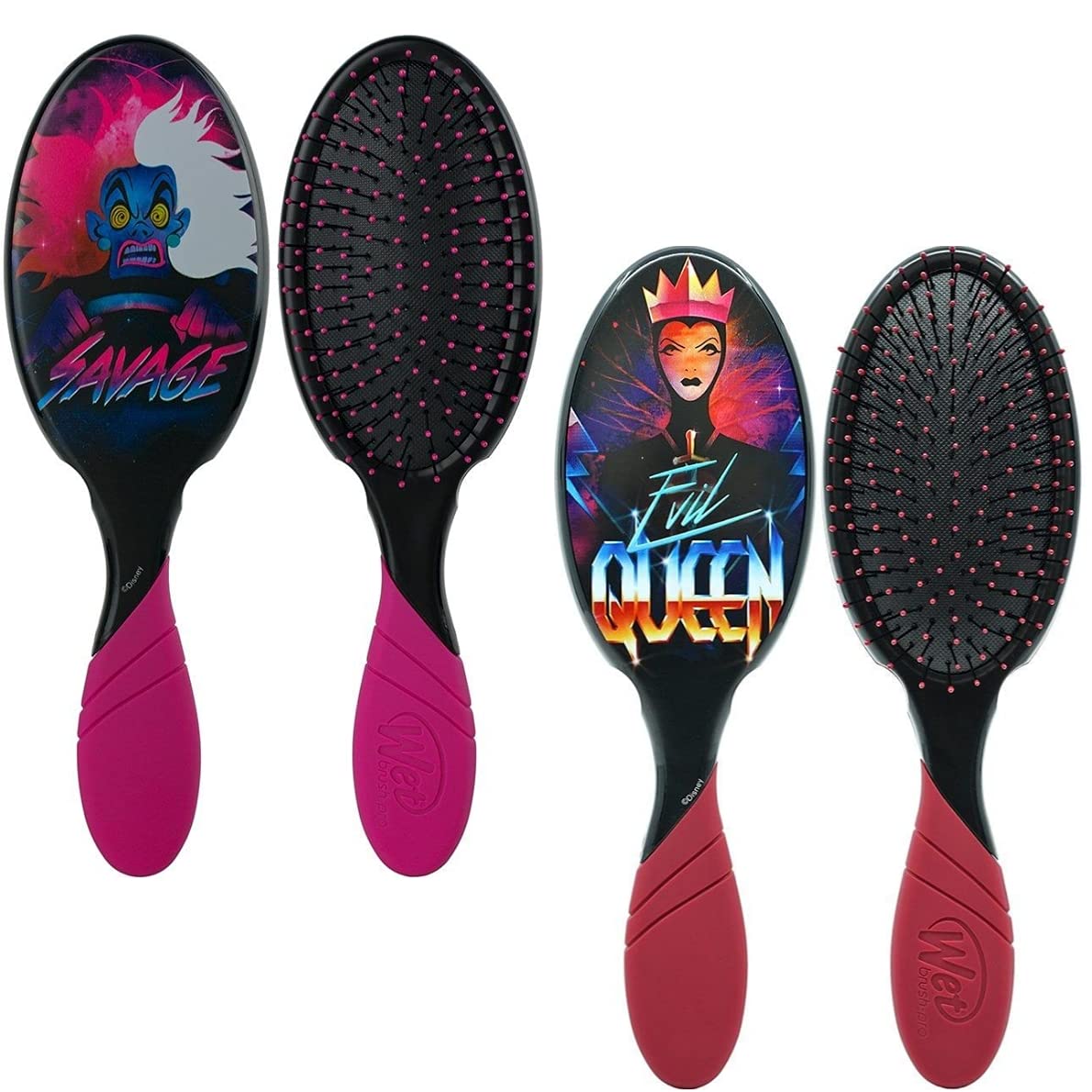Buy Wet Brush Pro Detangler Brush Disney Villains Hair Brush Set