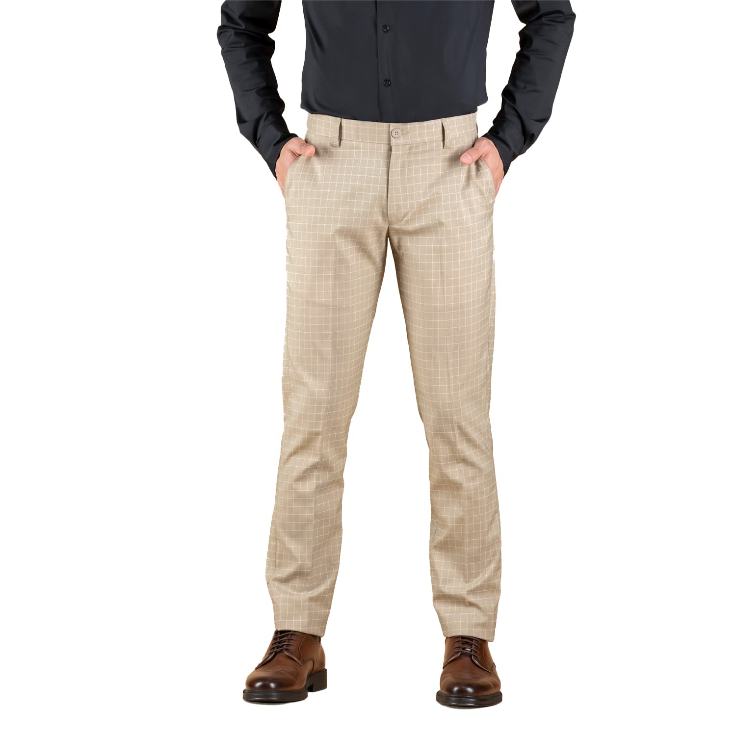 Men Regular Fit Pants-image-20