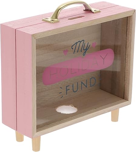 Our Adventure Fund - Caja de sombras, hucha decorativa de madera, caja de ahorros de dinero, caja de recuerdos para cumpleaños, día de San Valentín,