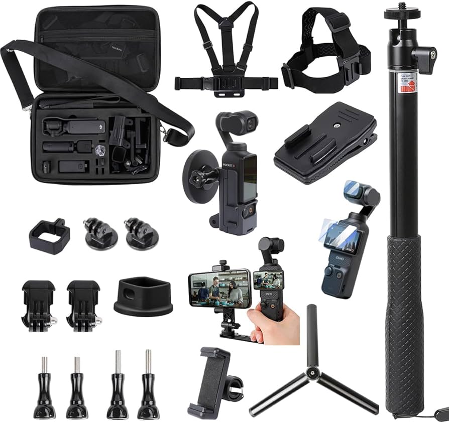 Amazon.com : PellKing 21 in 1 Accessories Kit for OSMO Pocket 3 Amazon.com : PellKing 21 in 1 Accessories Kit for OSMO Pocket 3