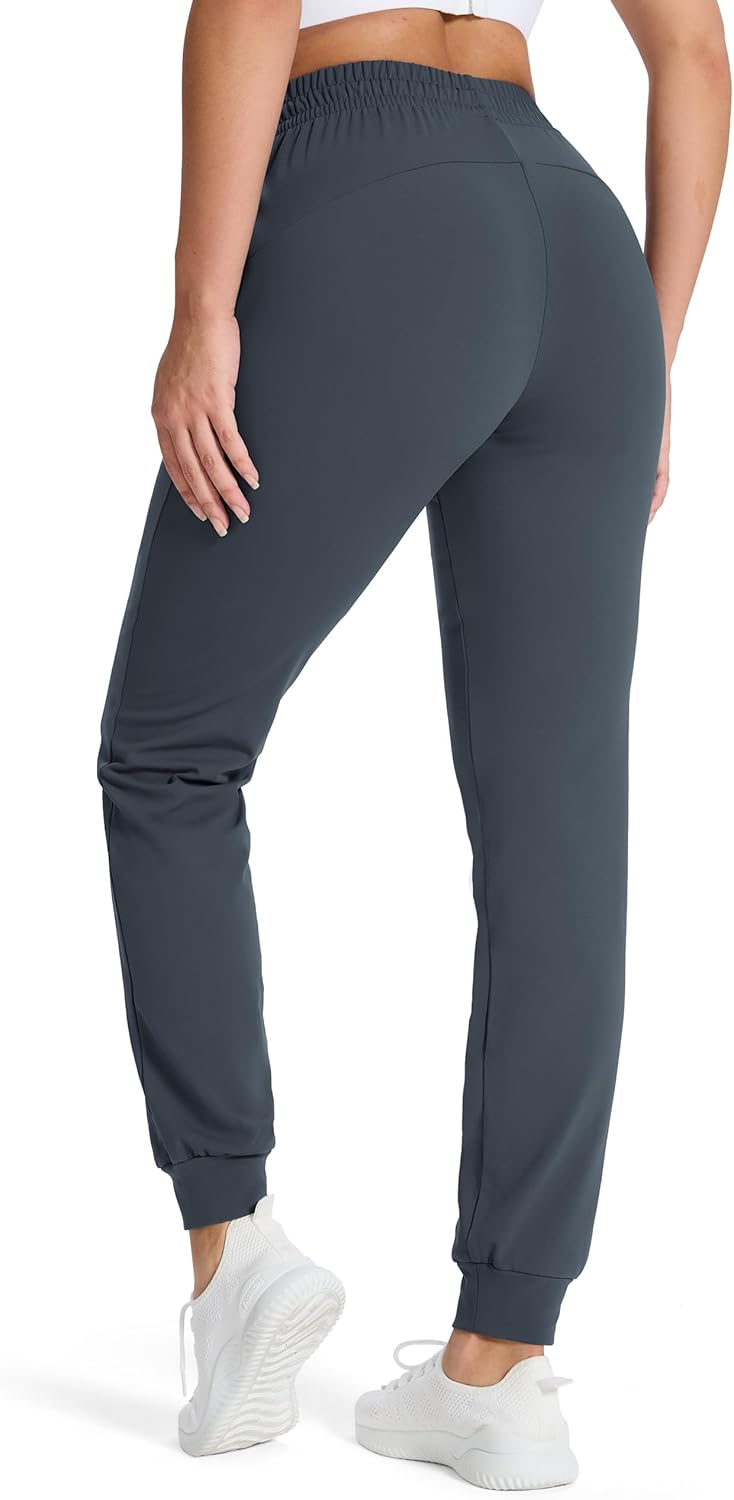 SEVEGO Women's 31"/33"/35" Inseam Tall Joggers Fleece Lined Sweatpants Water Resistant Thermal Athletic Running Pockets - Image 2