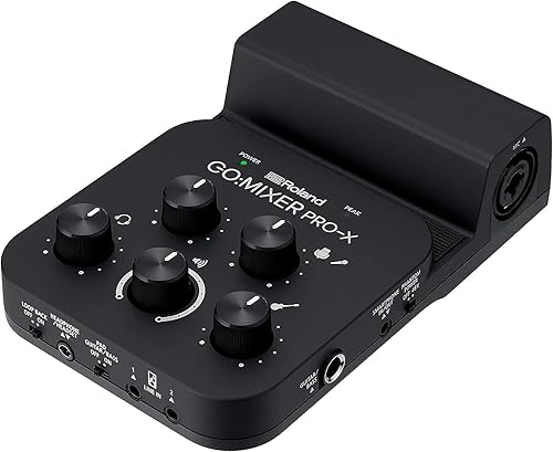 Miniatura 2 de Roland GO:MIXER PRO-X Mezclador de audio para teléfonos inteligentes | Conecta y mezcla hasta 7 fuentes de audio | Añade audio de calidad de estudio