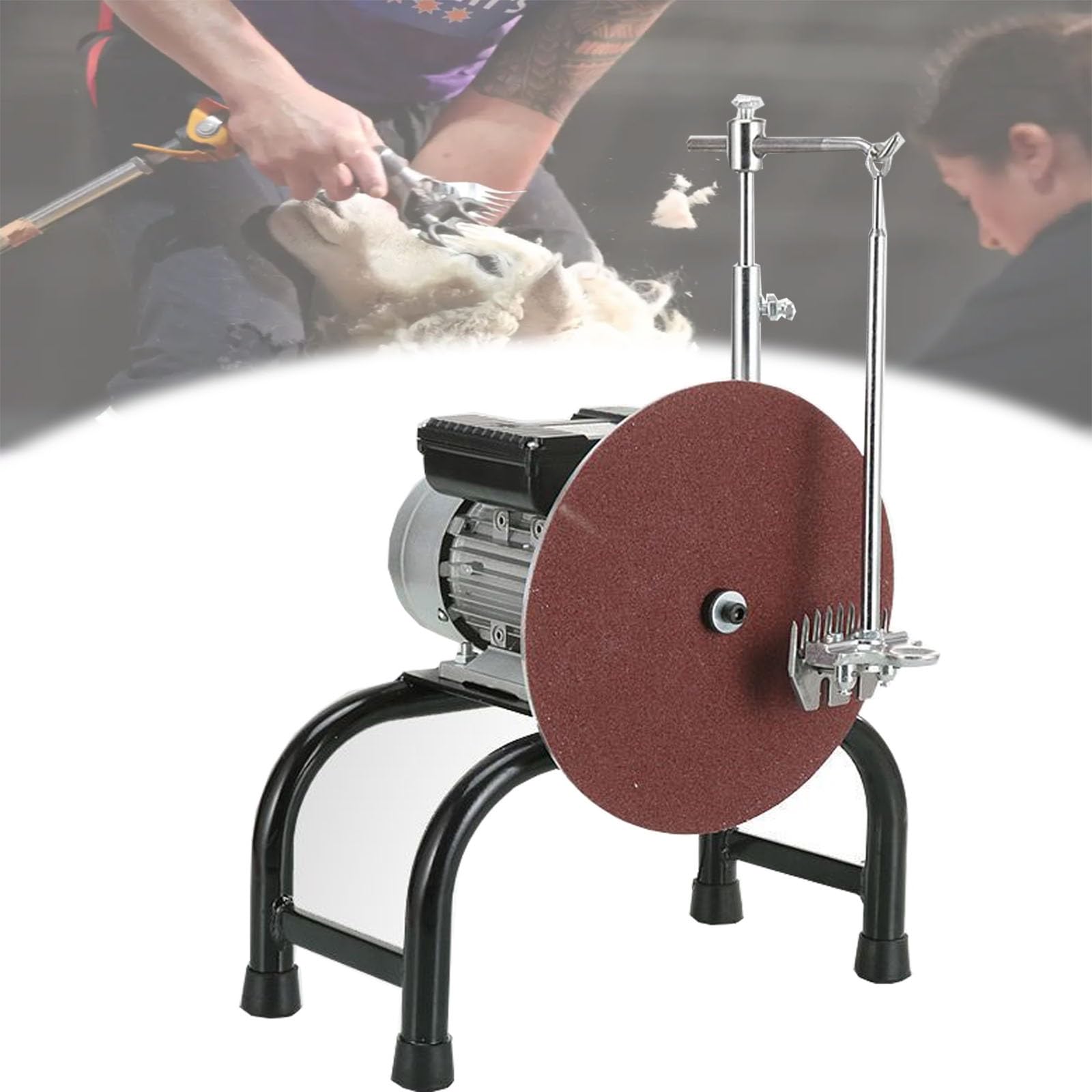 Affilatrice elettrica per Lame di tosatrici per Pecore da 550 W, affilatrice Professionale per Lame di tosatrici per Lana, in Metallo Resistente, attrezzo agricolo.