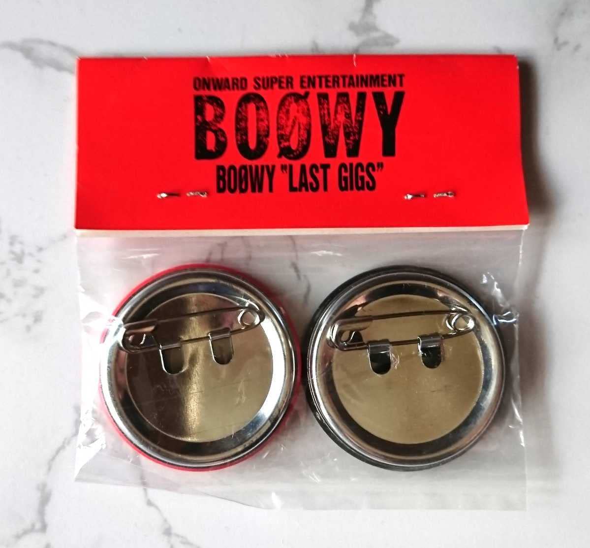 Amazon.co.jp: BOOWY LAST GIGS 88445 缶バッジ 2個セット TOKYO DOME