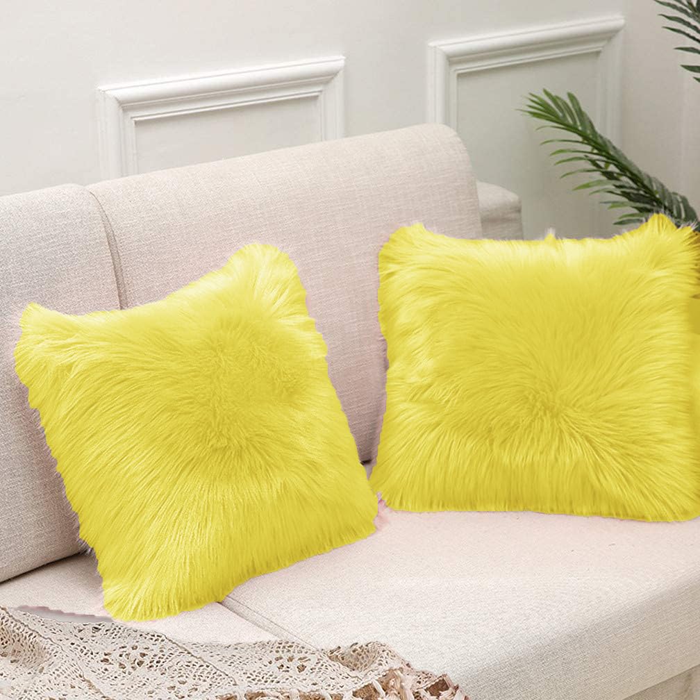 Fur Cushion Covers - Set of 2 -10