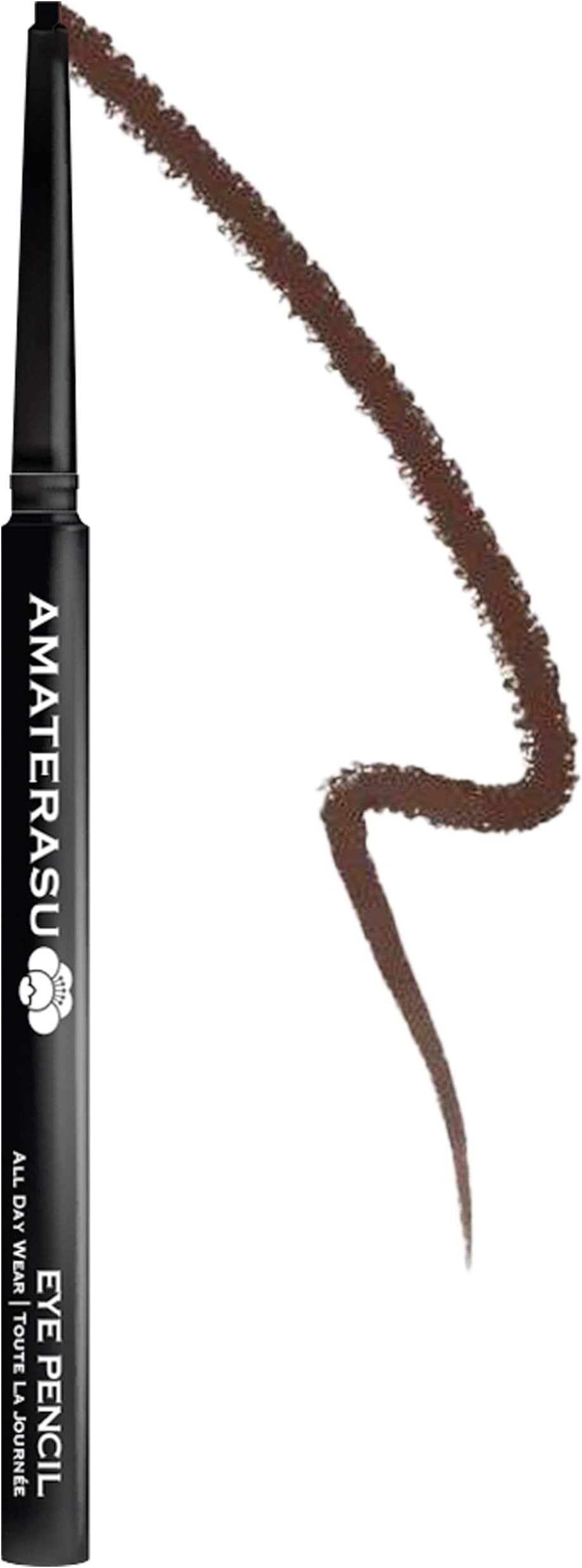 Amaterasu Eye Pencil - 24 Hour, Smudgeproof Nutmeg Brown Make Up Pencil - Waterproof & Humidity Resistant Lash & Waterline Eyeliner Pencil - Smooth Application, Clean & Vegan Pencil Eyeliner