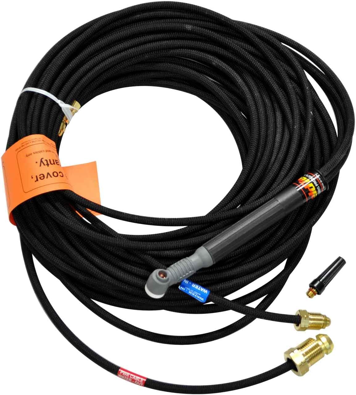WT-20F-25R TIG Torch Kit, Flex, 25', Braided Rubber