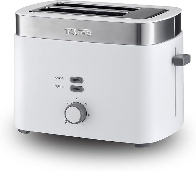 T4tec TT - TOT8532SL 2 Slice Toaster - White