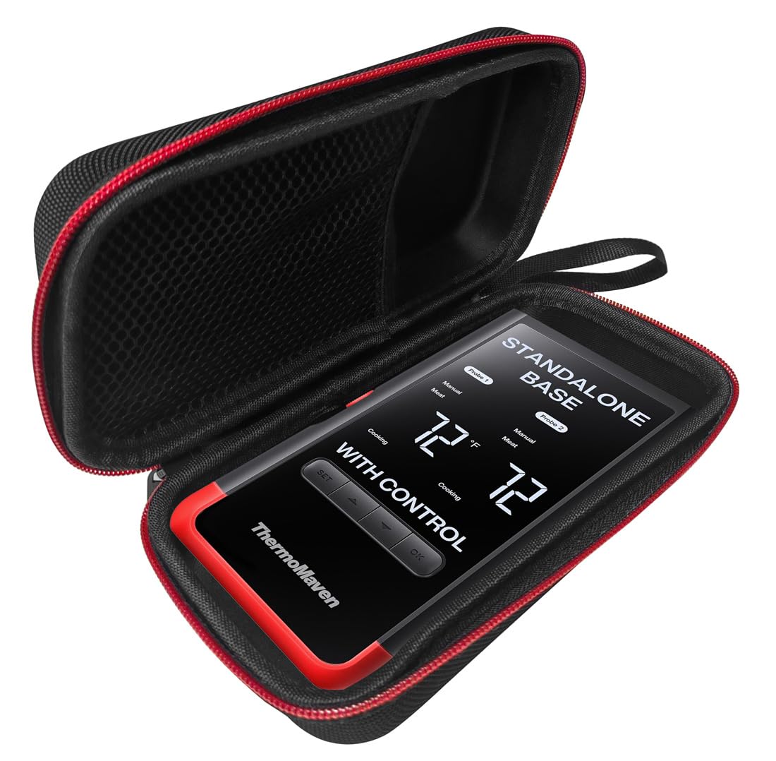 FitSand Hard Case Compatible for ThermoMaven P2 Smart Bluetooth Wireless Meat Thermometer
