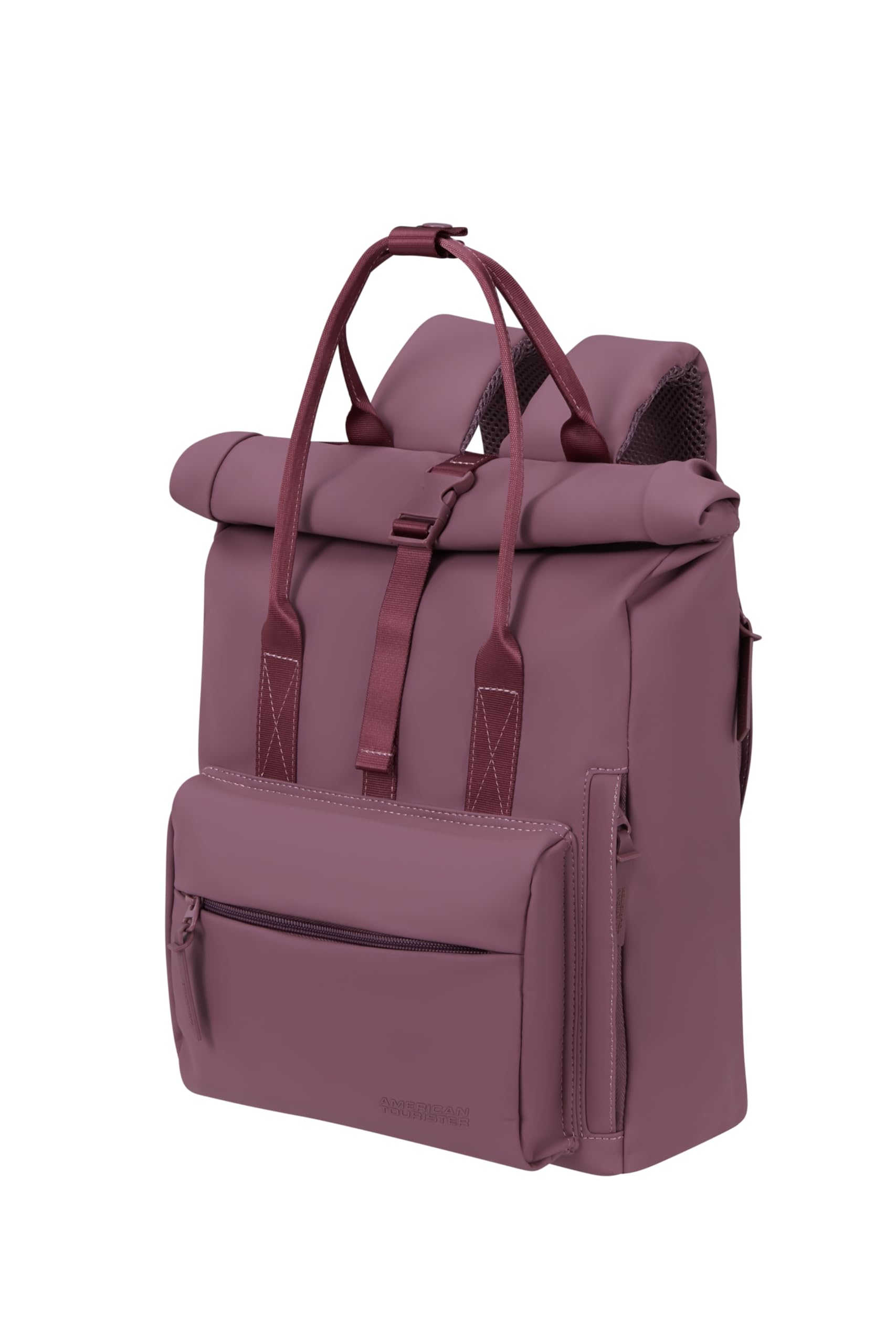 American Tourister Urban Groove UG16 Mono - Women's Backpack, Water-Repellent, Casual Backpack for Everyday Use with Hidden Back Pocket, 17L, Galactic Mauve