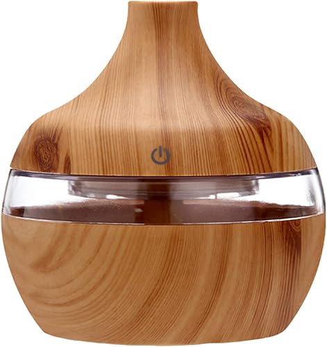 Difusor de aceite difusor de aromaterapia de 101fl oz humidificador de aire con luces LED vaporizador de dormitorio humidificador de niebla fría