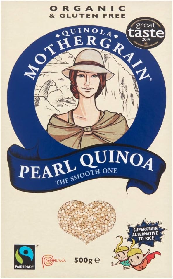 Quinola Mothergrain Fairtrade Pearl Quinoa The Smooth One, 500g