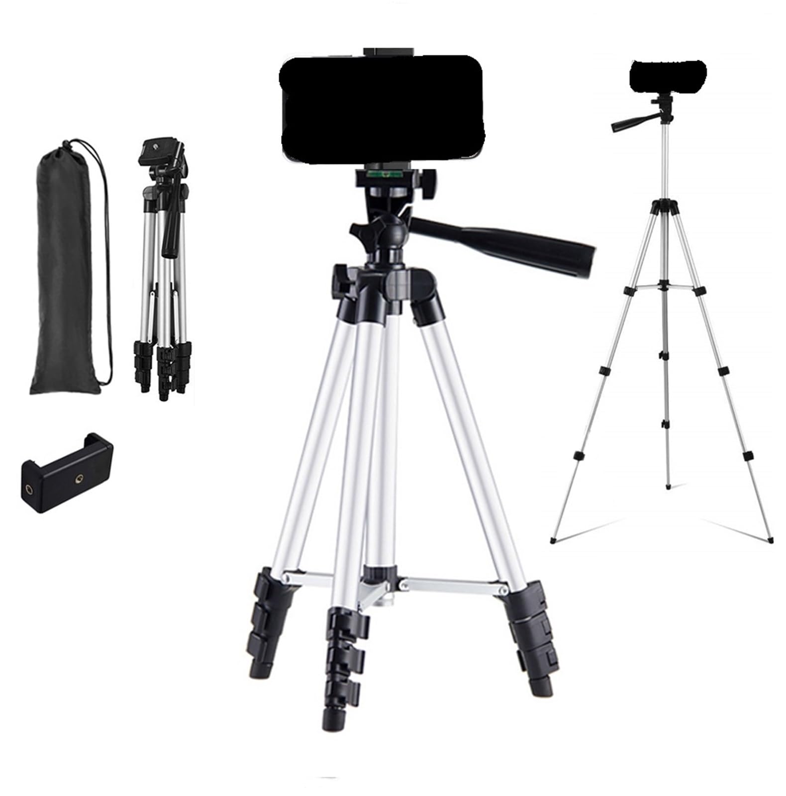 Tripode Trípode Universal for cámara de 100 cm, Ligero y for fotografía para Exteriores(Sliver)