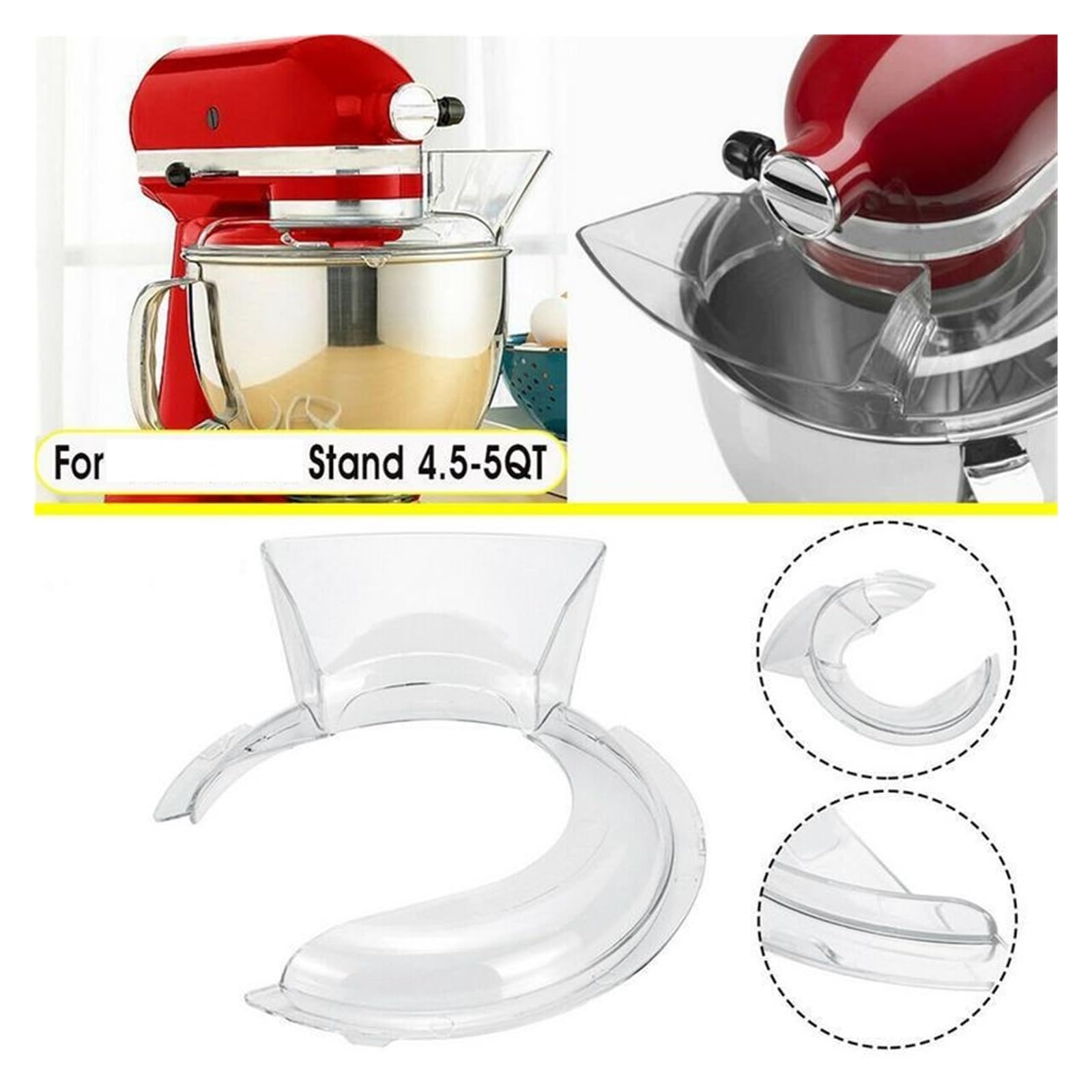 Amazon.co.jp : 4.5-5QTボウル注ぐシールドチルトヘッド用アクセサリー