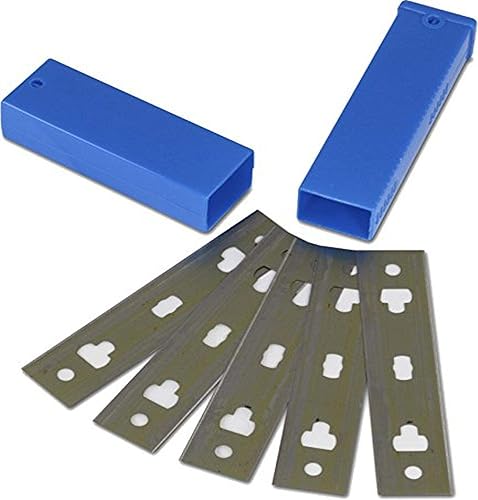 Unger Cuchillas de repuesto profesional para ventana y vidrio, 4 pulgadas (5 cuchillas)