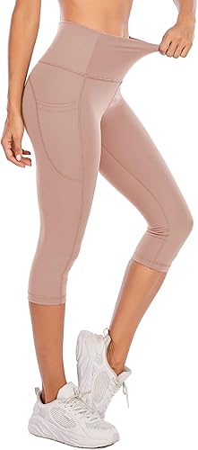 Miniatura 2 de Steppe - Leggings tipo capri para mujer, diseño de tiro alto que se sienten como segunda piel, con bolsillos, para yoga y entrenamiento