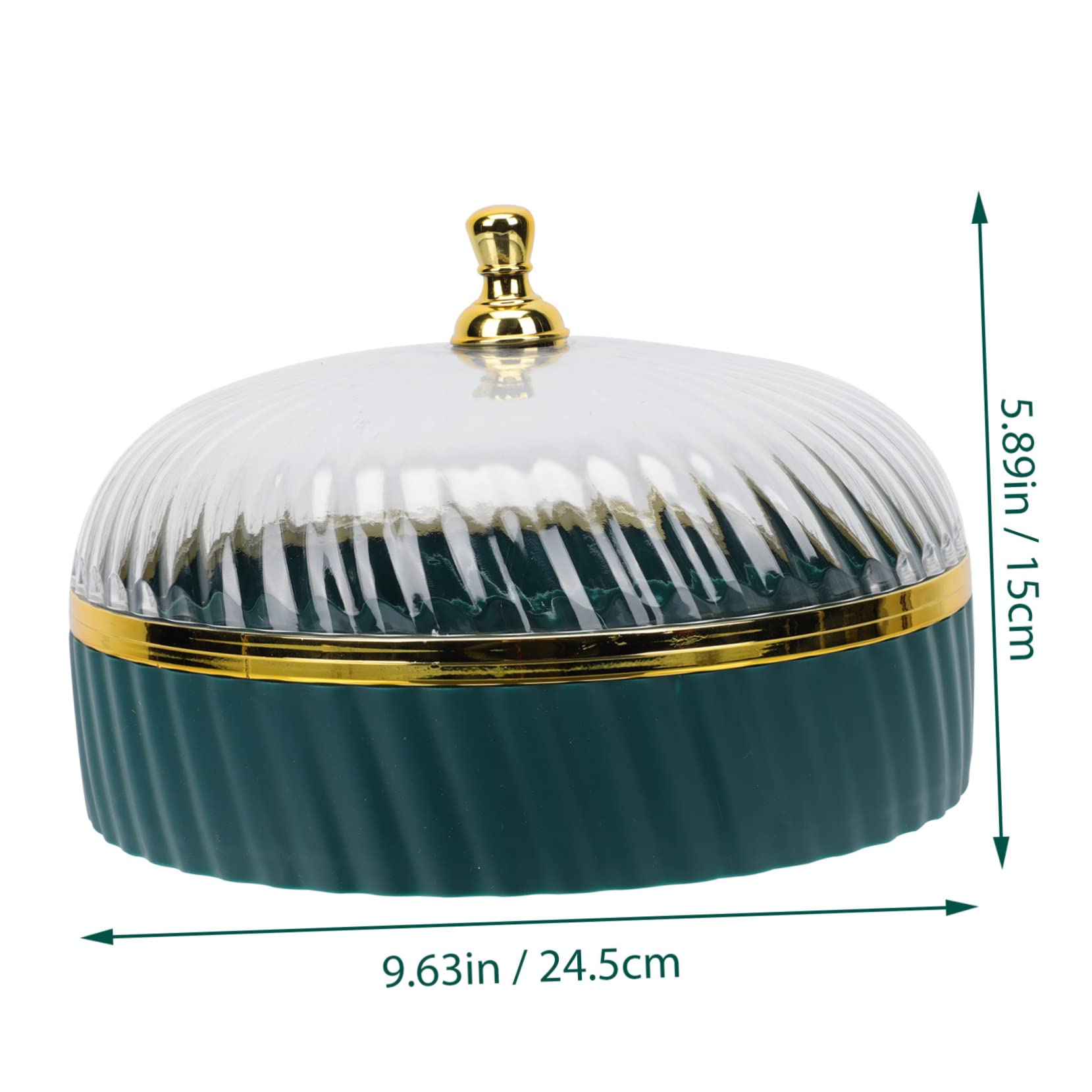 VINTORKY 1Pc Nordic Style Multi Function Food Box Decorative Snacks Container with Multi Design for Home Fruit Nuts and Candy Elegant Storage for Any Occasion