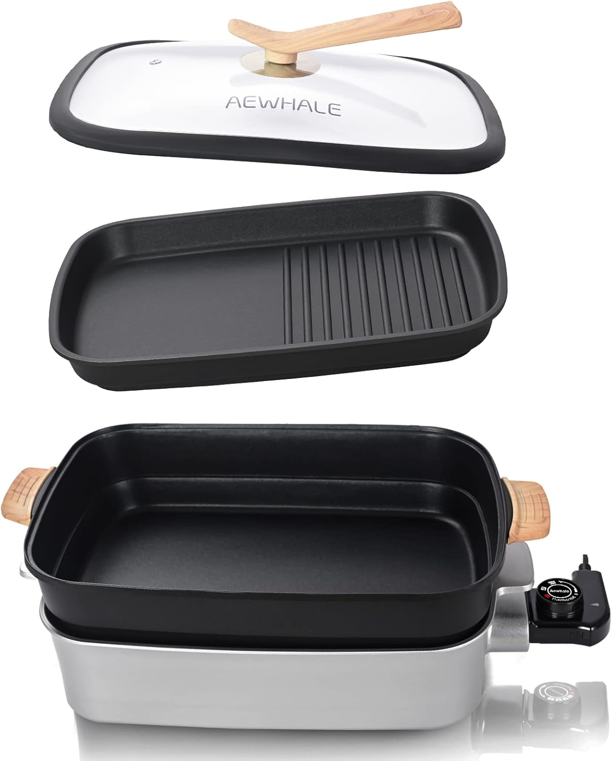 AEWHALE 2in1 Multifunctional Electric Grill,Indoor