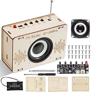 Sponsored You’re seeing this ad based on the product’s relevance to your search query.Learn more about this advertisement DIY Radio Kit Wooden Radio for Children, Speaker Kit with FM Reception, Electronic Kit Steam Toy for 8-12 Years, Scientific Experiment, Build Your Own Radio