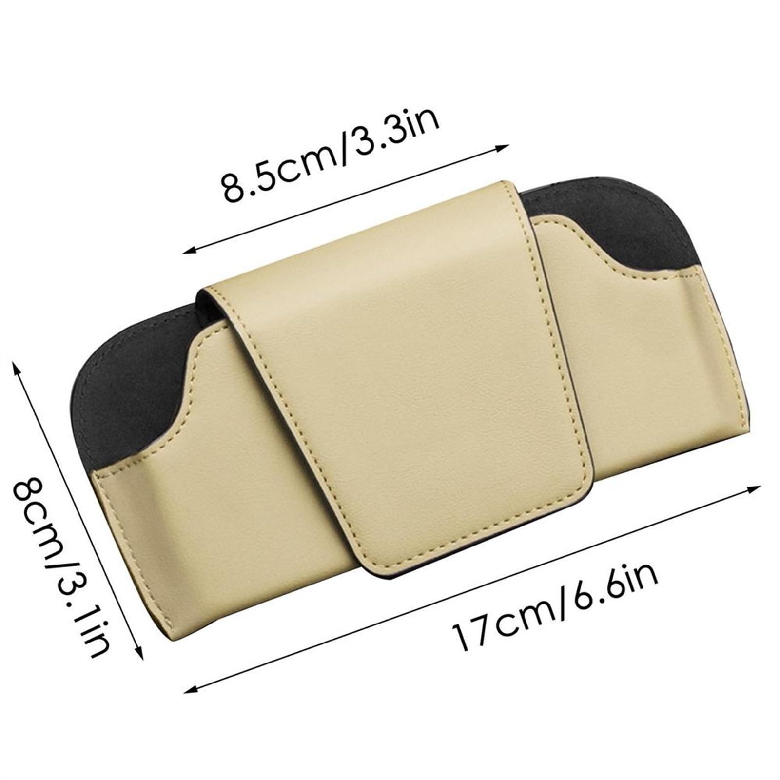 Auto Tragbare Brillenhalter Für FIAT Für Bravo Auto Visier Sonnenbrille Organizer Fall (Color : A)