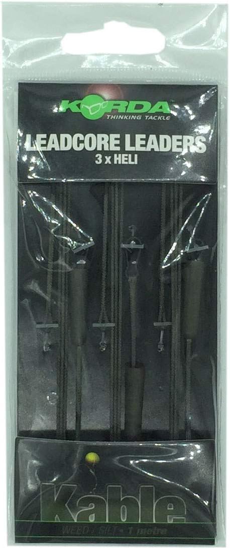 Korda Carp Fishing NEW Kable Ready Tied Leadcore Heli Helicopter and Chod Leaders
