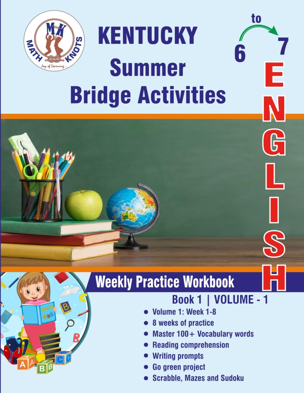 GRADE 6 TO 7 : KENTUCKY Summer English Bridge Activities