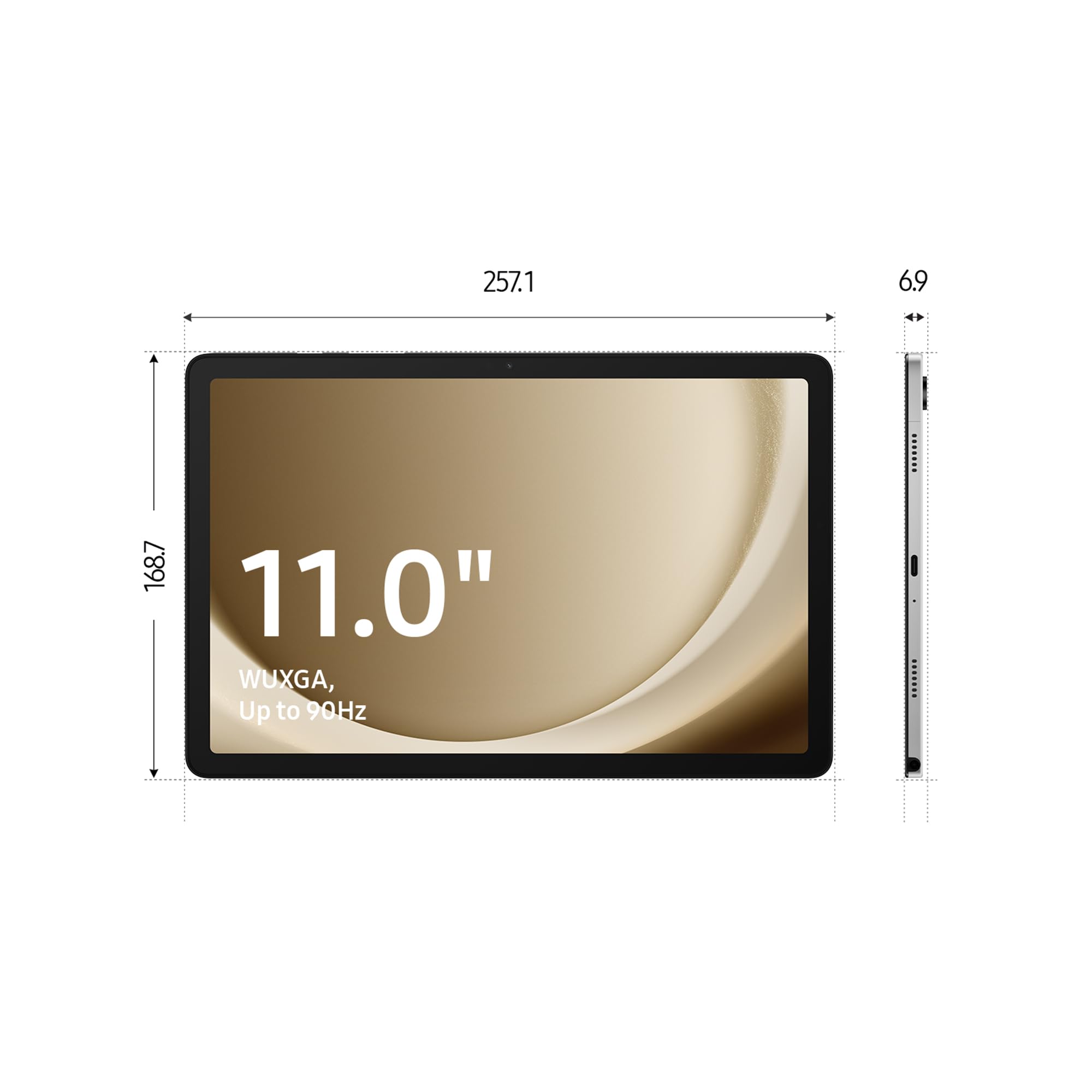 Samsung Galaxy Tab A9+ Tablet Android, 256 GB Almacenamiento, WiFi, Pantalla 11”, Sonido 3D, Gris Oscuro, con 1 Año de Garantía Adicional (Versión Española) — view 4