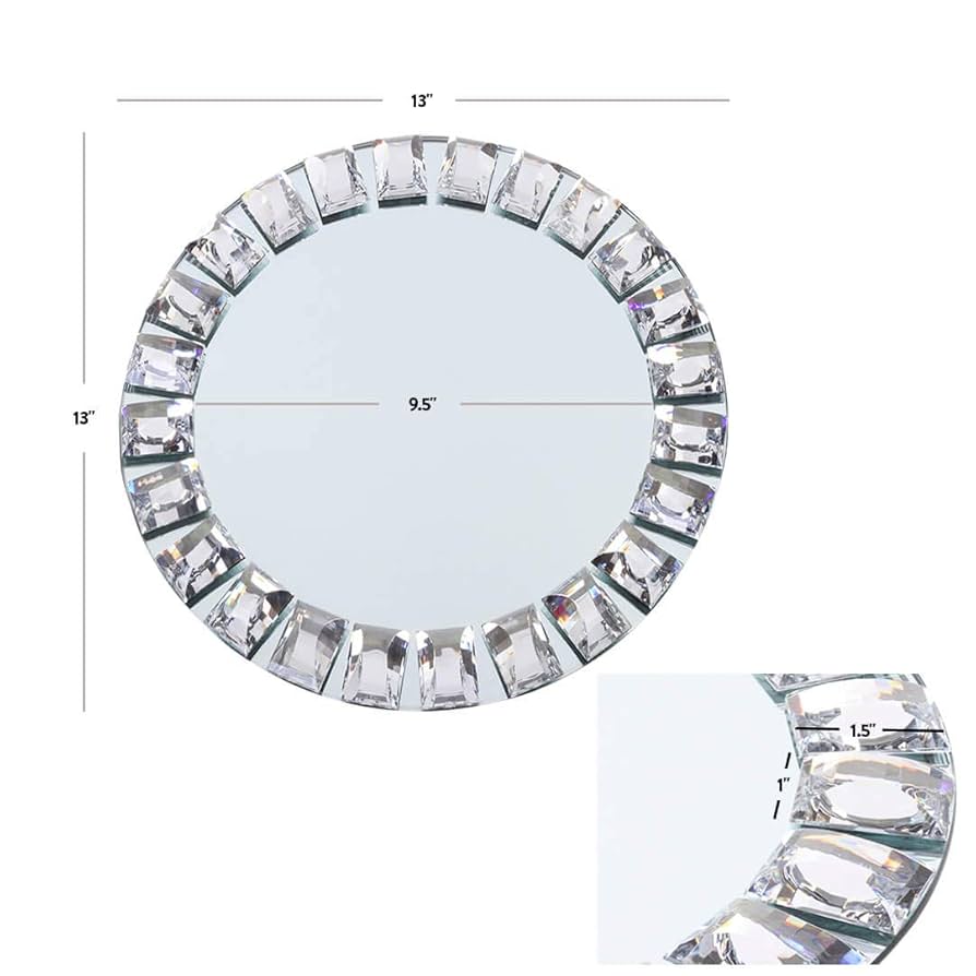 Amazon.co.jp: Koyal Wholesale ミラーチャージャープレート 4枚