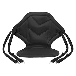 Asiento de Sustitución para Kayak,Asientos para Tabla De Paddle con Soporte Lumbar - Soportes Portátiles de Reemplazo Ajustables y Acolchados para Adultos en Acampada Playa Exteriores