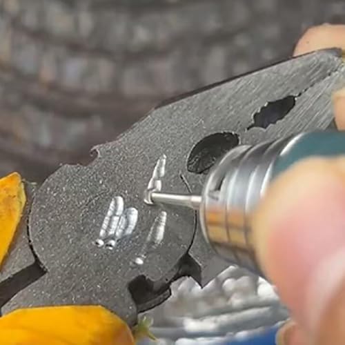 Miniatura 6 de Luo ke 24 piezas de rebabas de bola redonda - 332 pulgadas forma de bola de la joyería de corte de fresas lapidarias talladograbado herramientas