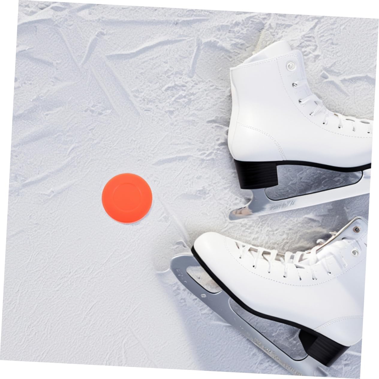 6pcs Pucks PVC Ice Hockey Pucks Bulk Training for Games Practice Family Fun