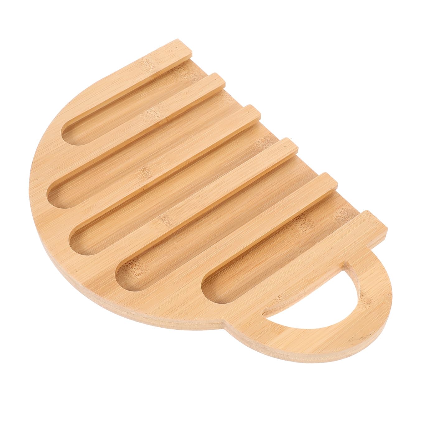 Porte-capsules de café en bois beige pour tasses et station maison stable