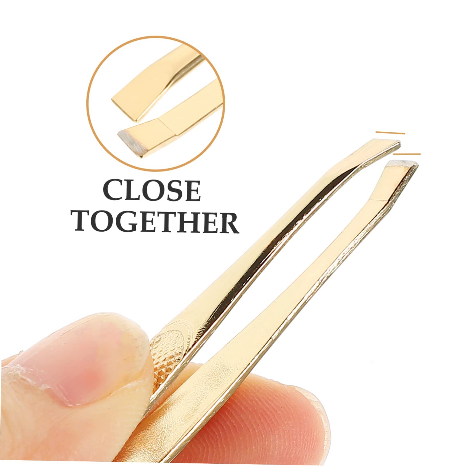 PACKOVE Professional Eyebrow Tweezers 2-in-1 Eyebrow Clip Set Trim Tweezers for Women Men for Makeup