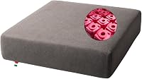 Pernă de șezut anti-escare GM din spumă cu memorie și poliuretan pentru scaun cu rotile, scaun obișnuit și cărucior, gri, 40 x 40 x 9 cm, fabricată în Italia 1