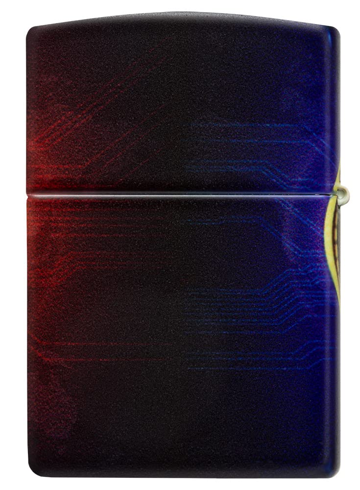 Zippo Briquet Tempête - Modèle Bitcoin - 540 Color Impression en Multicolore - Rechargeable - Réutilisable - Design Coupe-Vent - Coffret Cadeau - Fabriqué aux États-Unis
