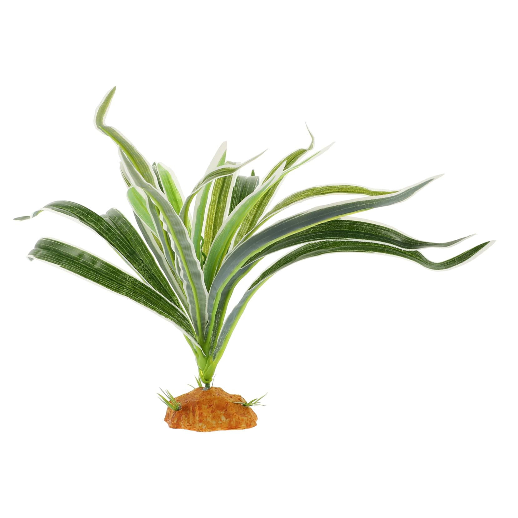 Toddmomy Reptile Hideout Plant Decoration Artificial Green Leaves for Terrarium Realistic Simulated Plant for Reptile Tank Accessories Durable Faux Foliage for Habitat Decor