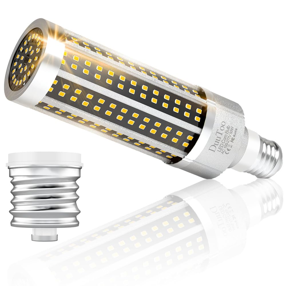 Duutoo Led Corn Bulbs 50W Super Bright 6568Lumens E26 Lights Bulb 3000K Warm