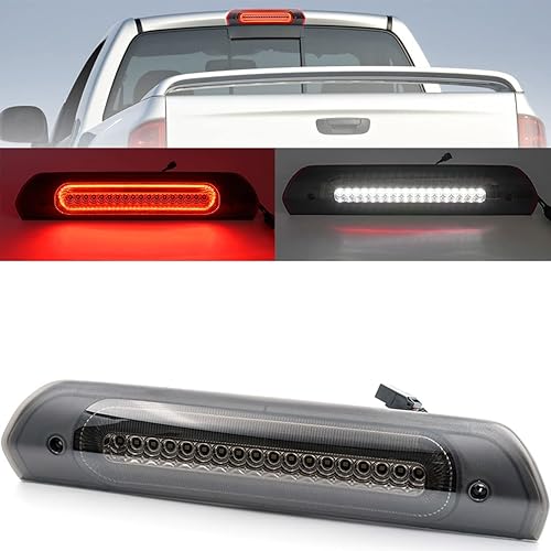 NJSBYL Para RAM 1500 Tercera luz de freno de repuesto para Dodge RAM 1500 2500 3500 2002-2009 Pickup lente ahumada LED roja tercera luz de freno