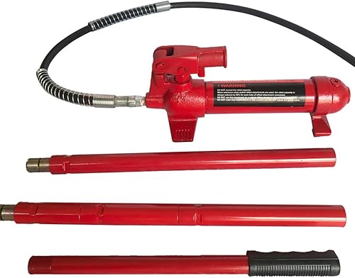 Miniatura 4 de Kit de reparación para la carrocería del automóvil, gato hidráulico de potencia, portátil, en color rojo, 10 toneladas de capacidad