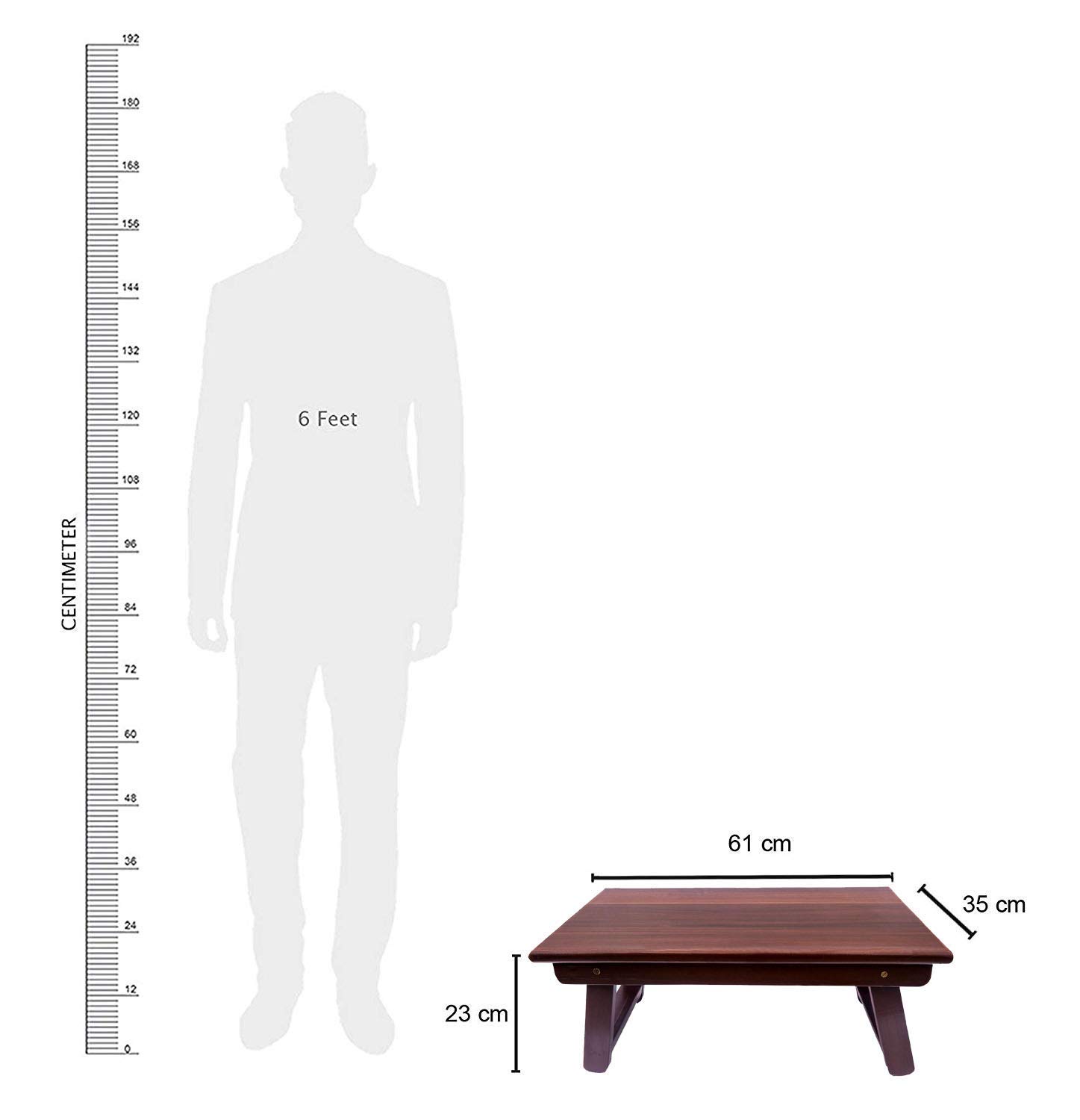 Wooden Bed Desk Tray - Laptop Table & Study Stand -5