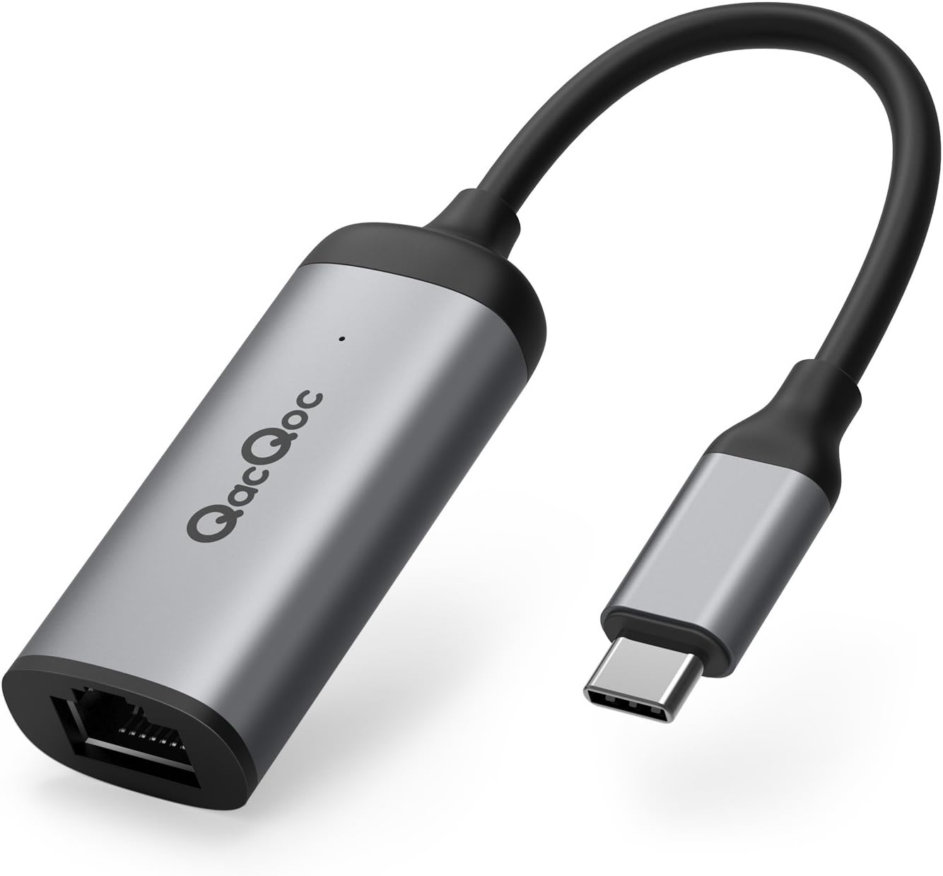 USB C Hub, 8-in-1 Aluminum Type C Adapter with HDMI Port, Gigabit Ethernet Port, 3 USB 3.0 Ports, TF/SD Card Reader, USBC Power Delivery, Type C to HDMI 4K Adapter for MacBook and More (black)